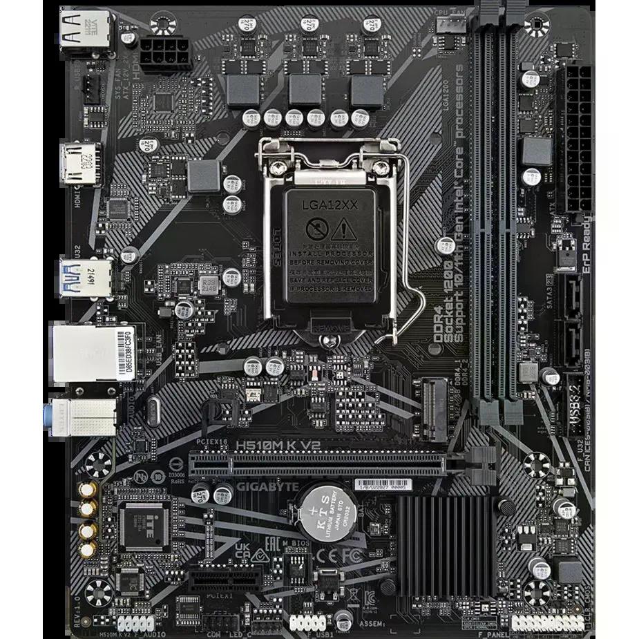 TARJETA MADRE GIGABYTE H510M K V2 MICRO ATX LGA 1200 INTEL H470 64GB DDR4 HDMI